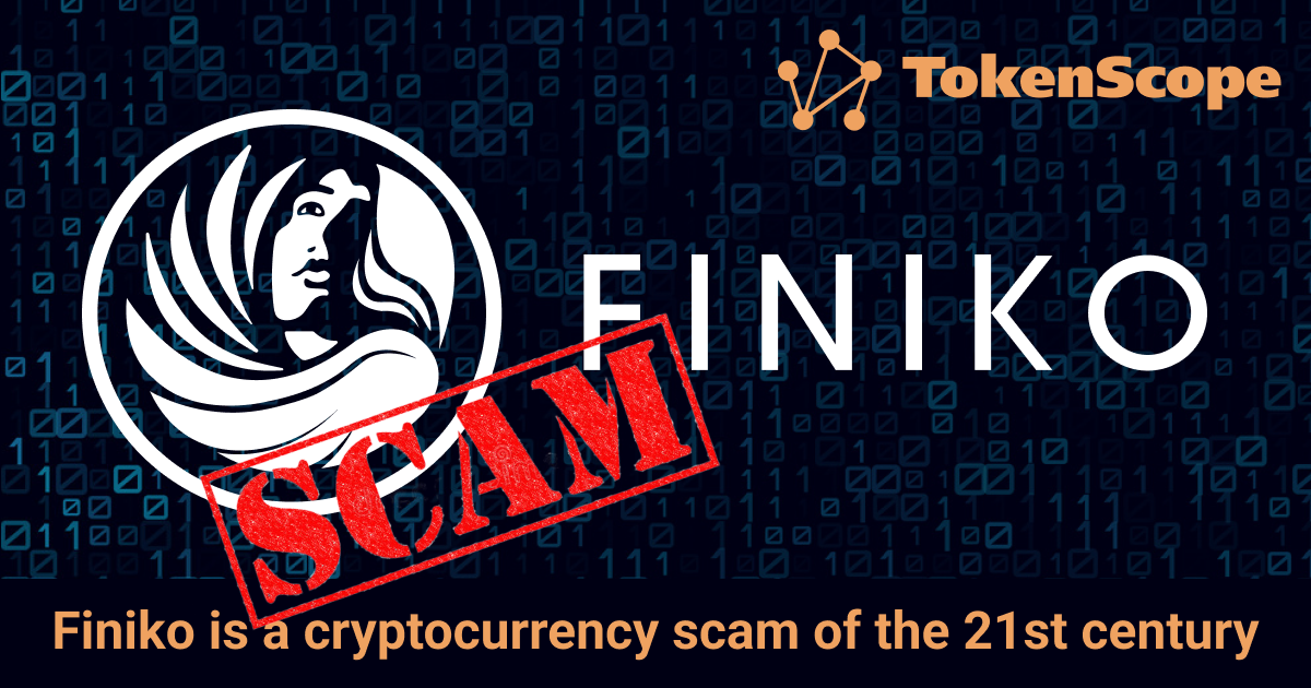 Finiko is a cryptocurrency scam of the 21st century