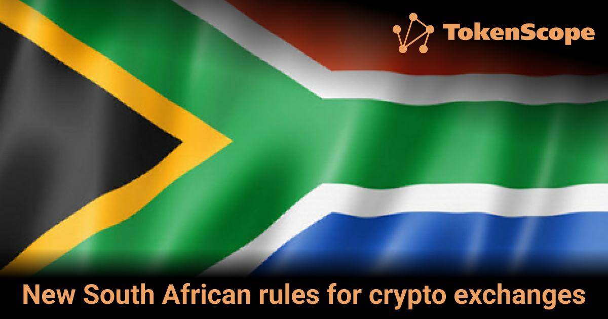 New South African rules for crypto exchanges  