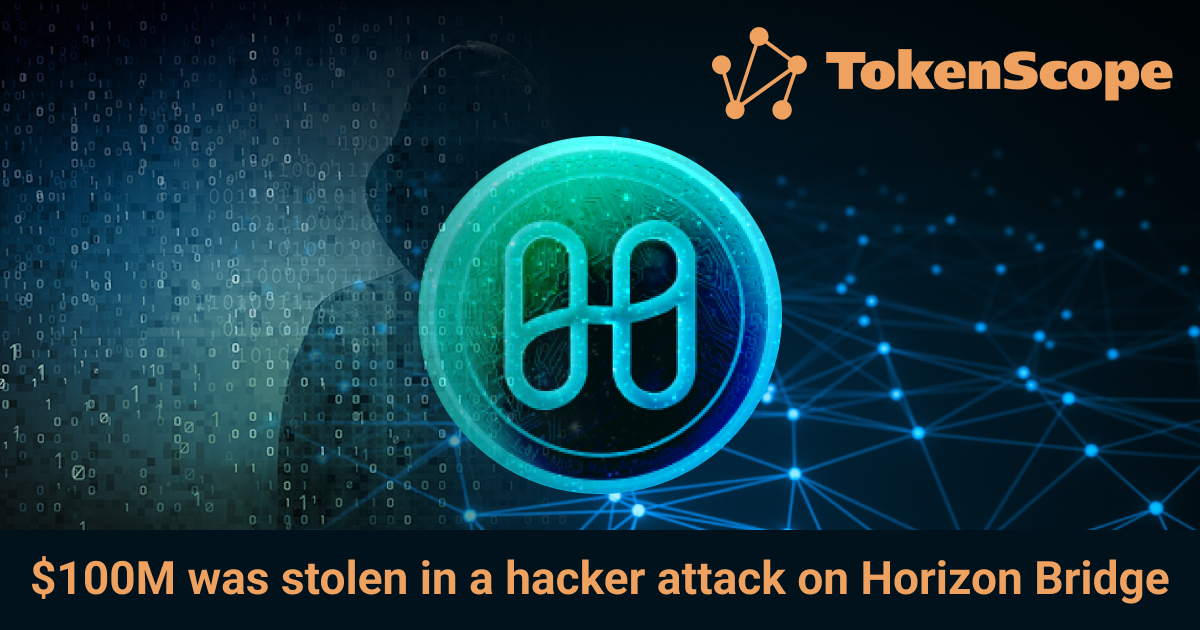 $100 million was stolen in a hacker attack on Horizon Bridge