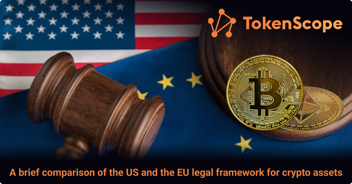 A brief comparison of the US and the EU legal framework for crypto assets  